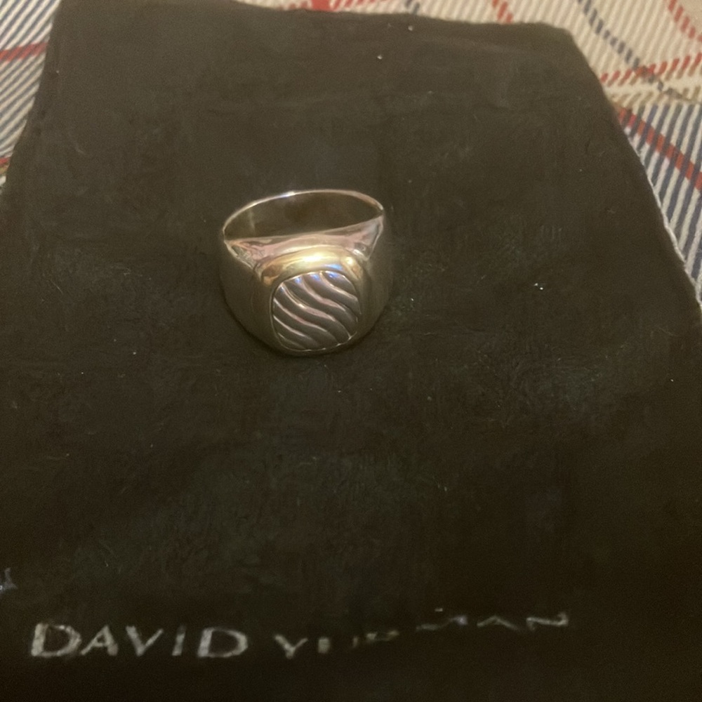 Authentic Classic Cable David Yurman Men Ring